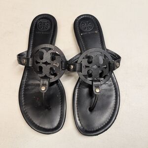 Tory Burch Black Thong Sandals